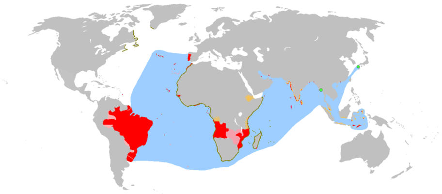 ポルトガルが領有したことがある領域