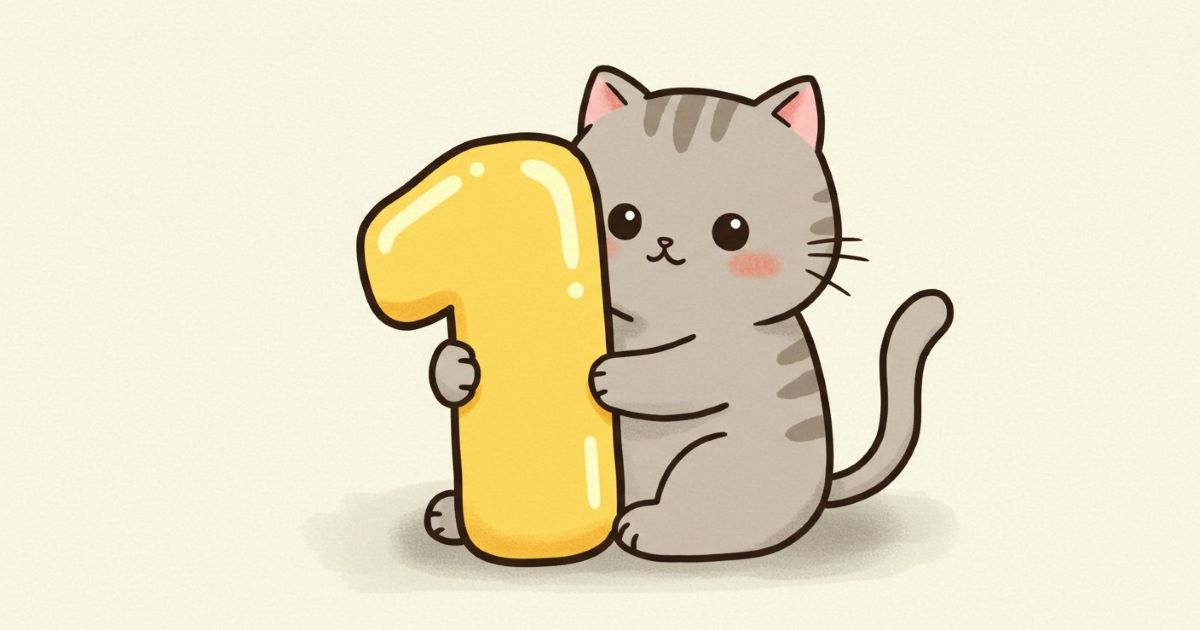 one